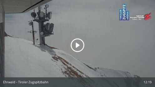 Kamerka Tiroler Zugspitzbahn Bergstation