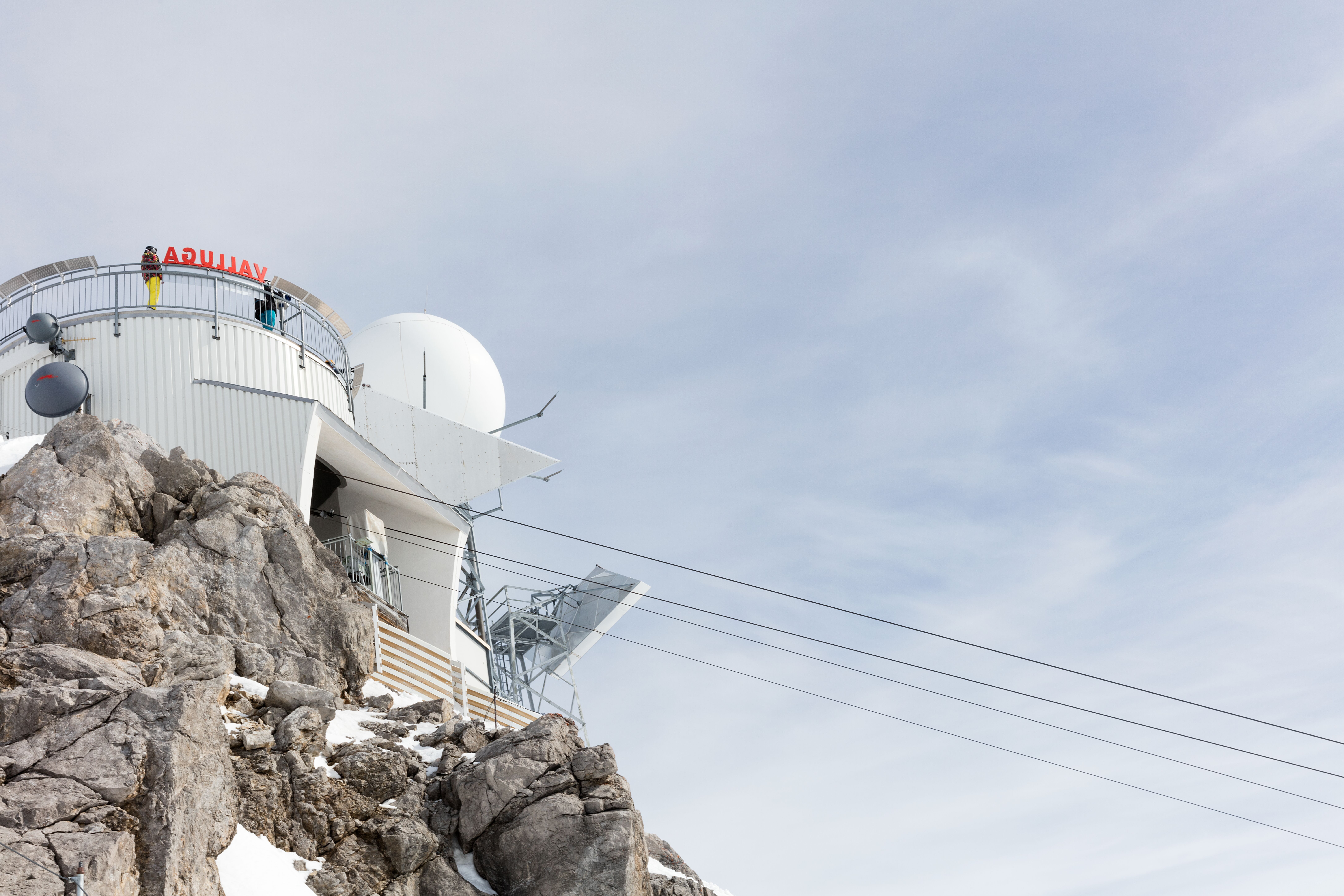 Gondelbahn zur Aussichtsplattform Valluga am Arlberg