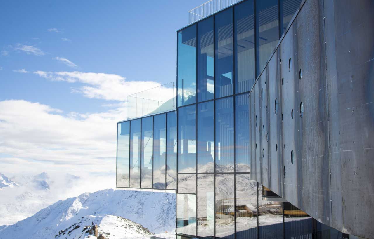 Ice Q in Sölden, Drehlocation James Bond, futuristisches Restaurant