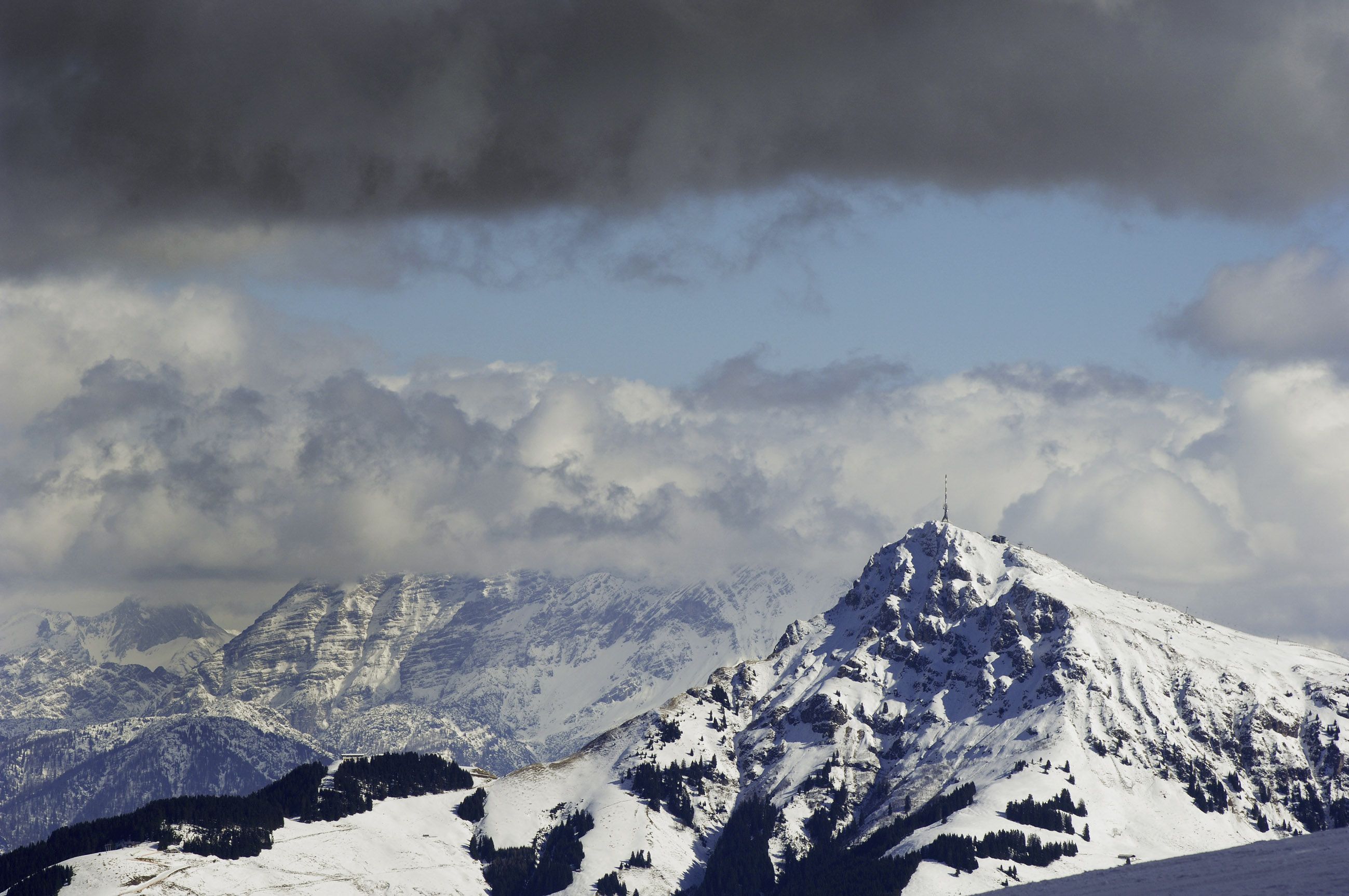 Kitzbüheler Horn, Berg im Winter