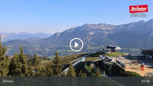 Kamerka Bergstation Hartkaiserbahn