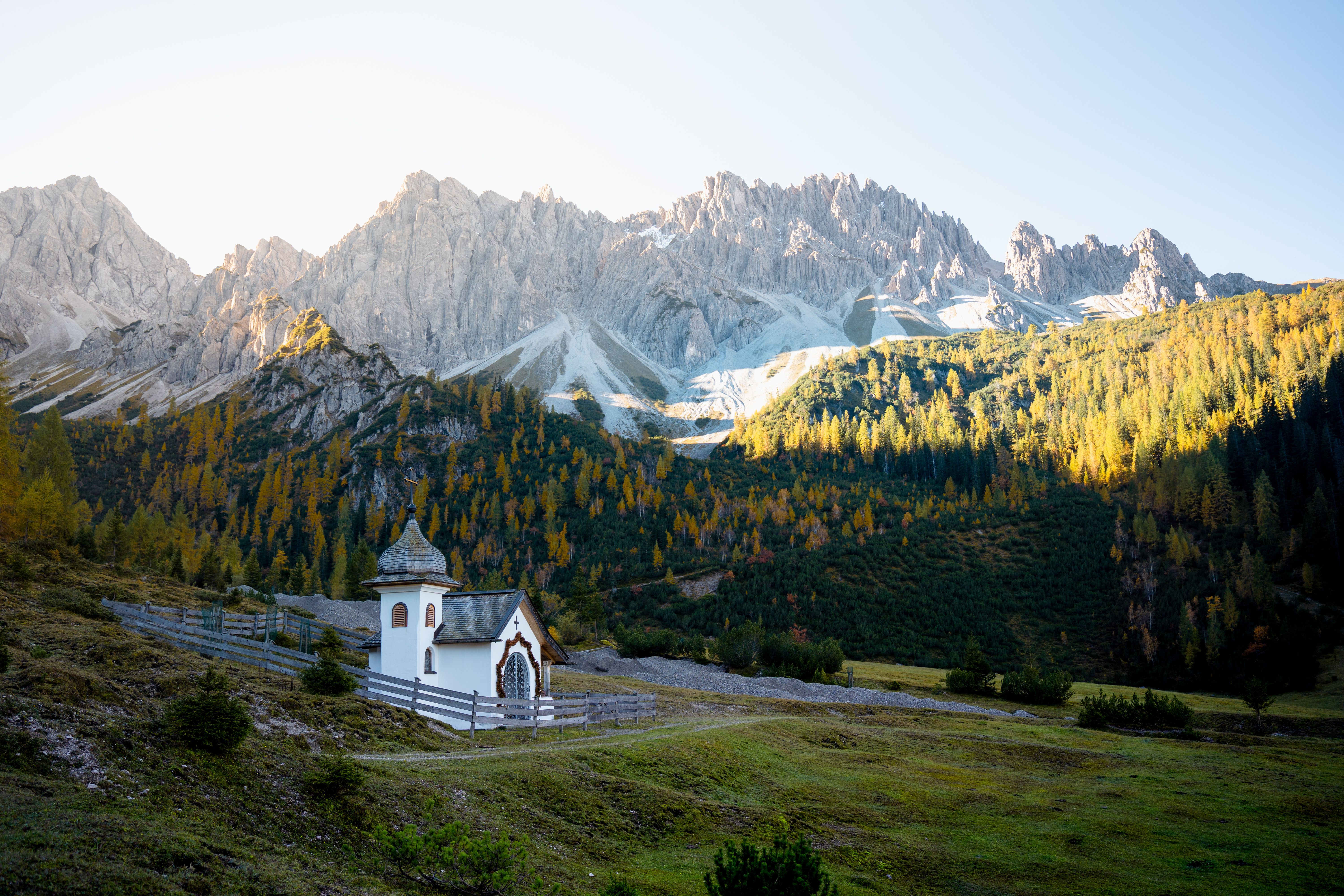 Kapelle im Karwendelgebirge
