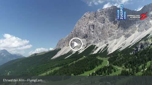 Kamerka Ehrwald - Ehrwalder Alm - FlyingCam