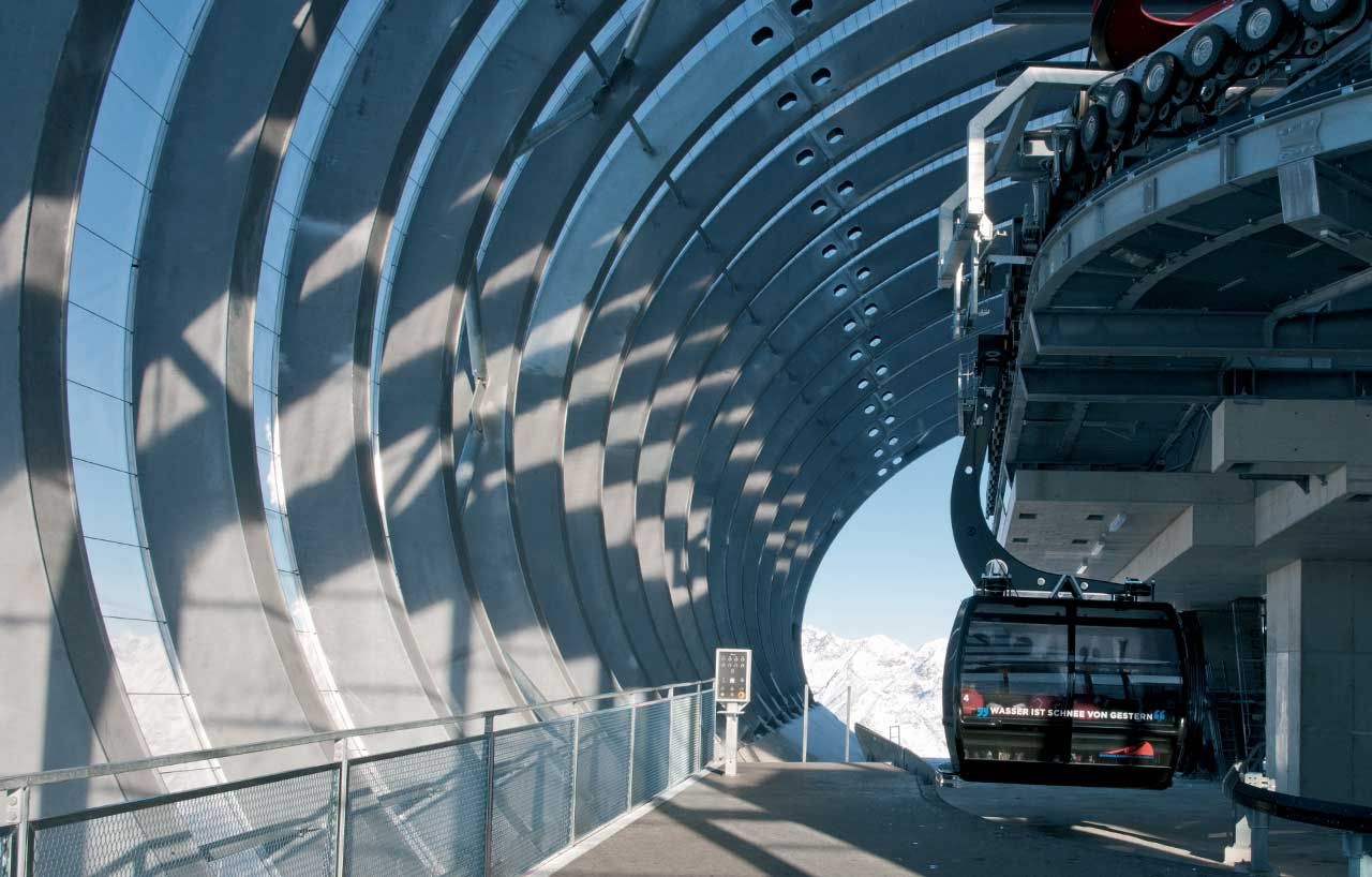 Gaislachkogelbahn, moderne Seilbahn im Ötztal