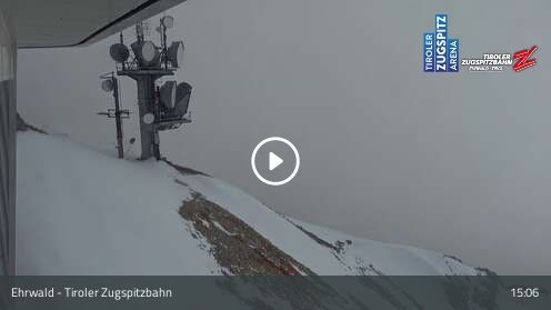 Kamerka Tiroler Zugspitzbahn Bergstation