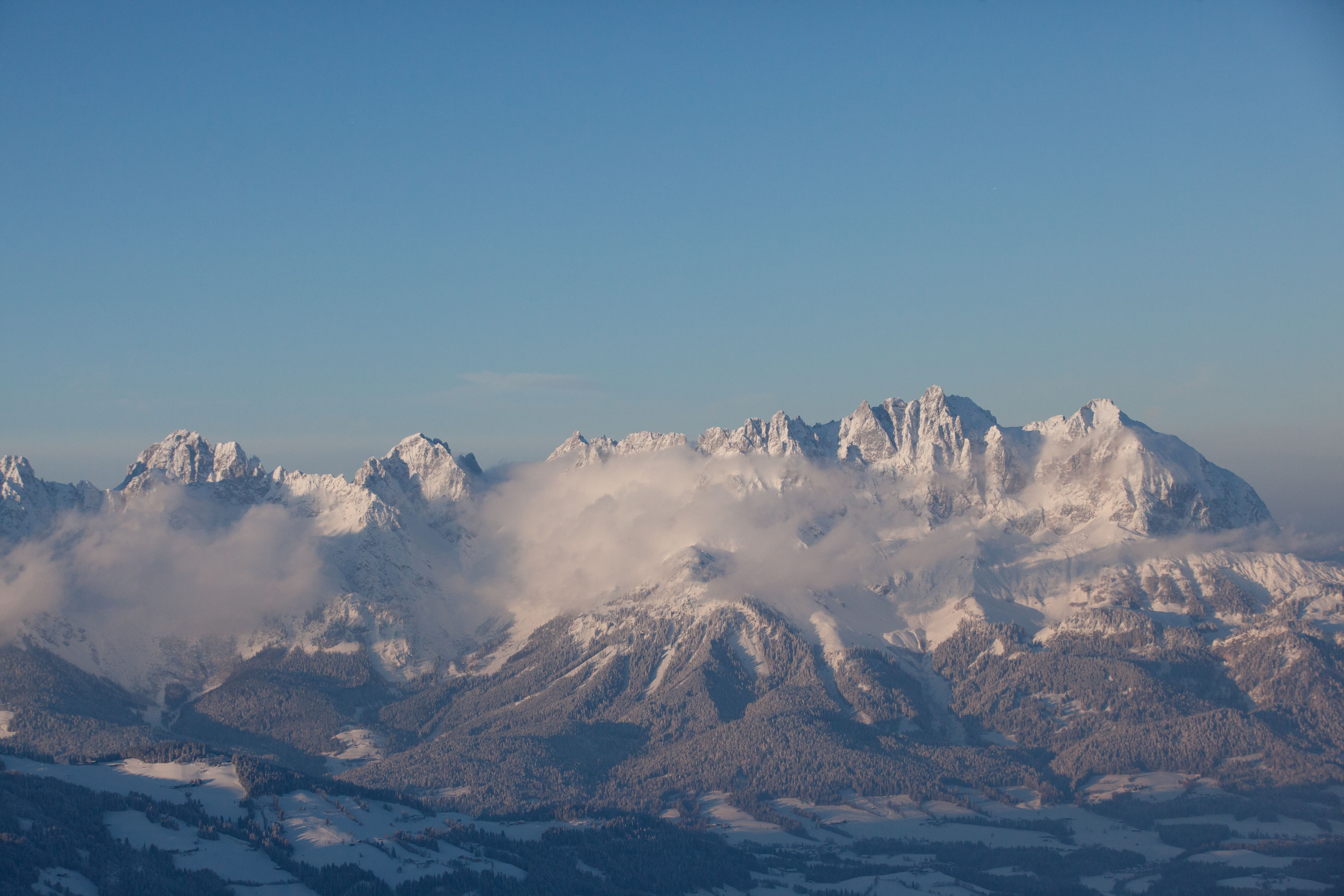 Wilder Kaiser Gebirge im Winter