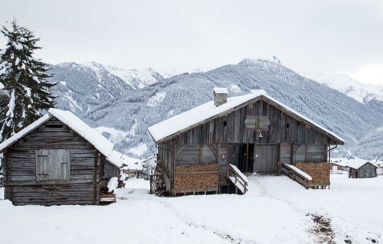 Hütten in Obertilliach, Drehlocation James Bond
